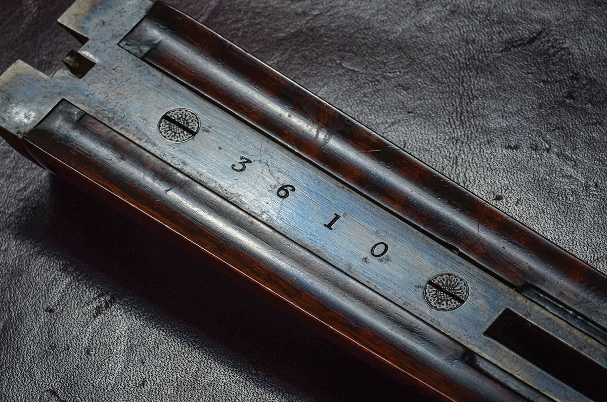 A mark of fine gunmaking: Every piece is perfect, including those you cannot see from the outside.